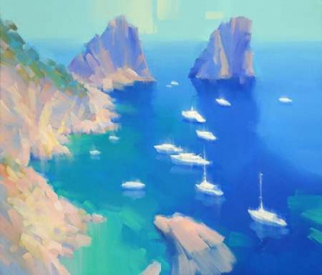 Posterazzi Capri II Canvas Art - Alex Hook Krioutchkov (24 x 24)