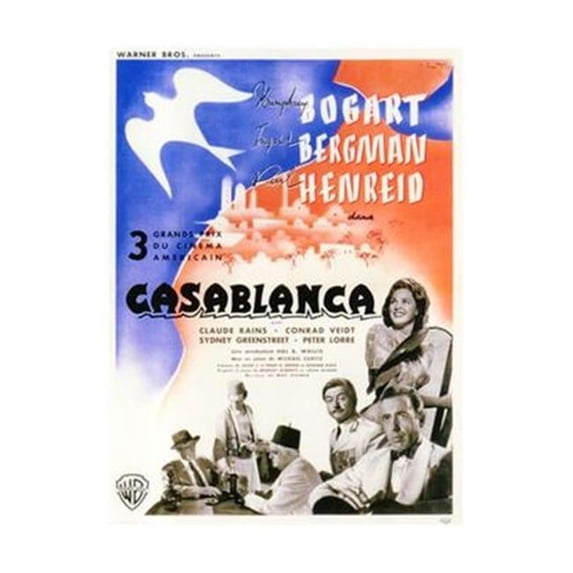 Posterazzi Casablanca Movie Poster - 11 x 17 in.