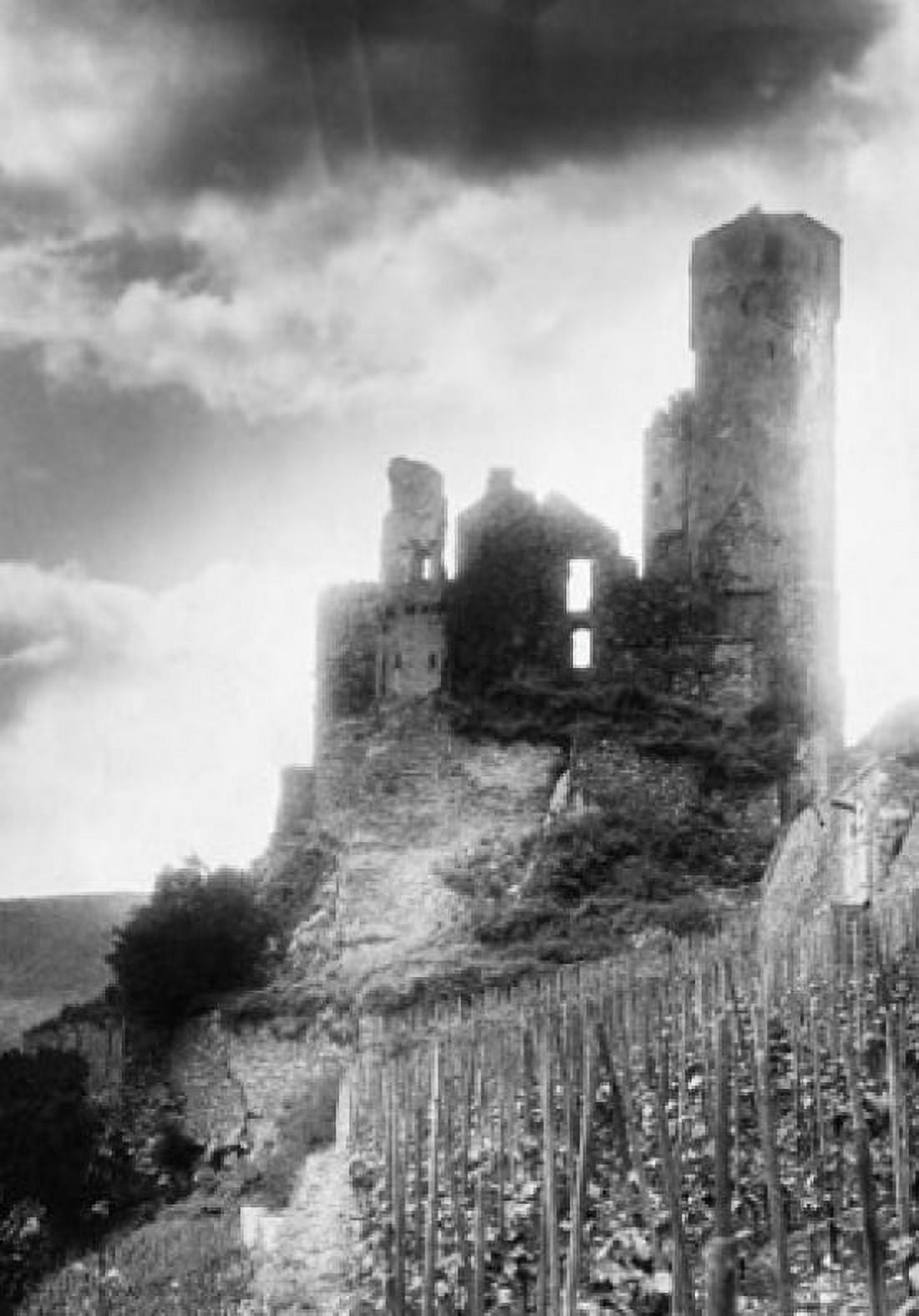 Posterazzi Castle on a hill Ehrenfels Castle Germany Canvas Art - (24 x 36)