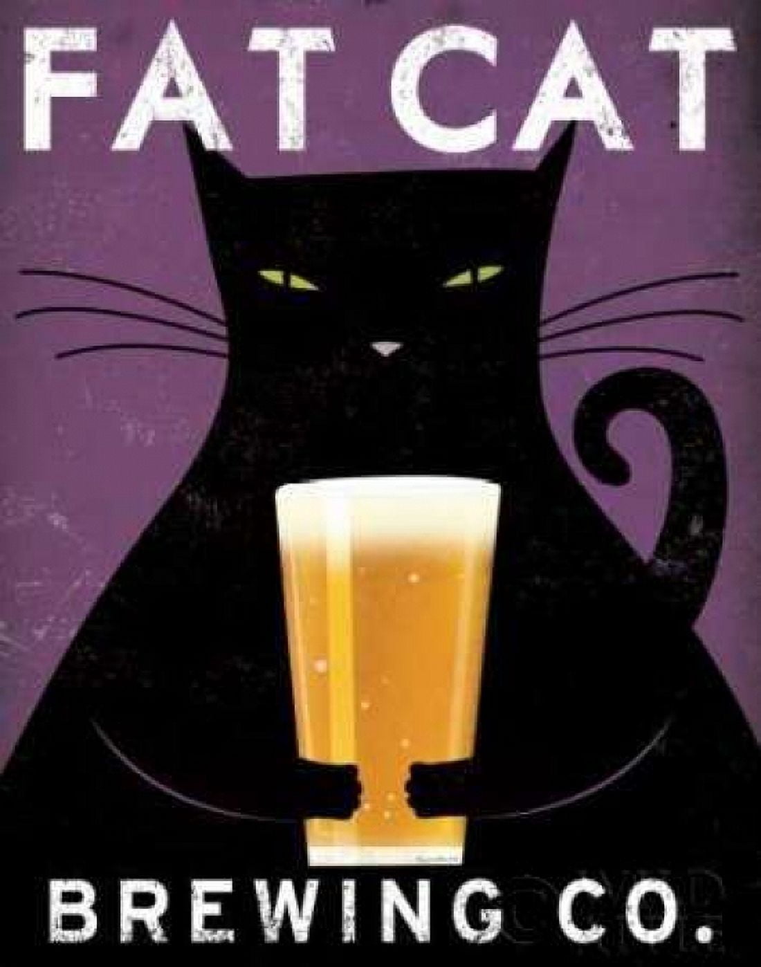Posterazzi Cat Brewing no City Canvas Art - Ryan Fowler (22 x 28)