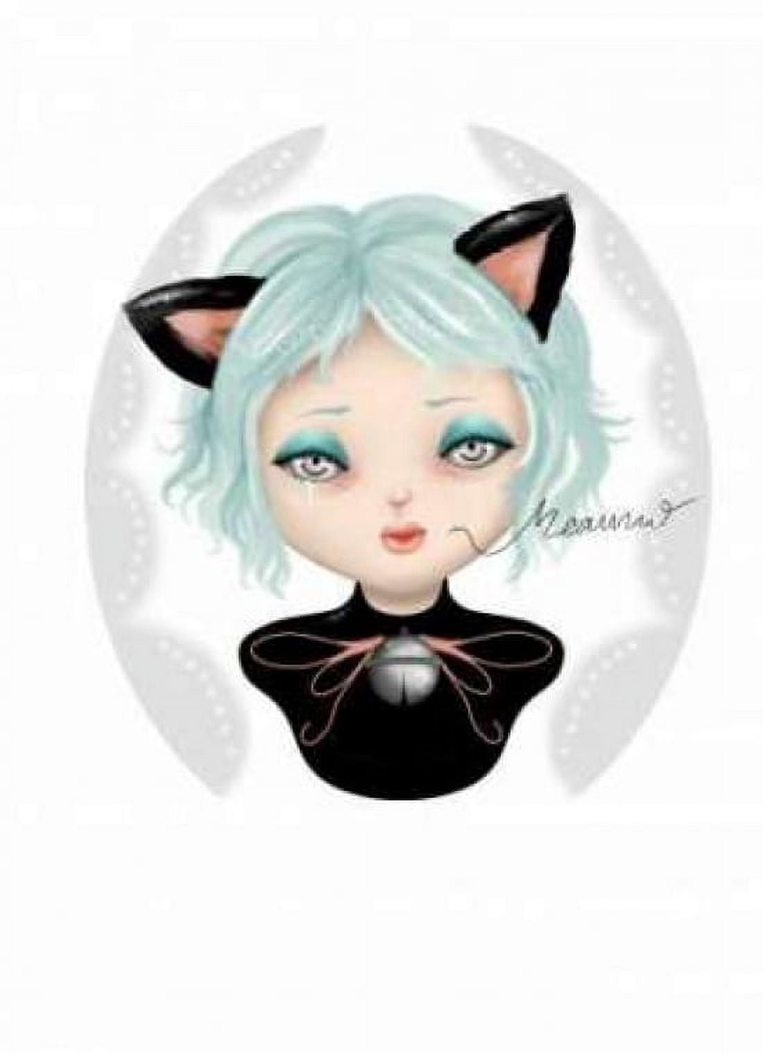 Posterazzi Cat face Canvas Art - Patricia Yuste (18 x 24)