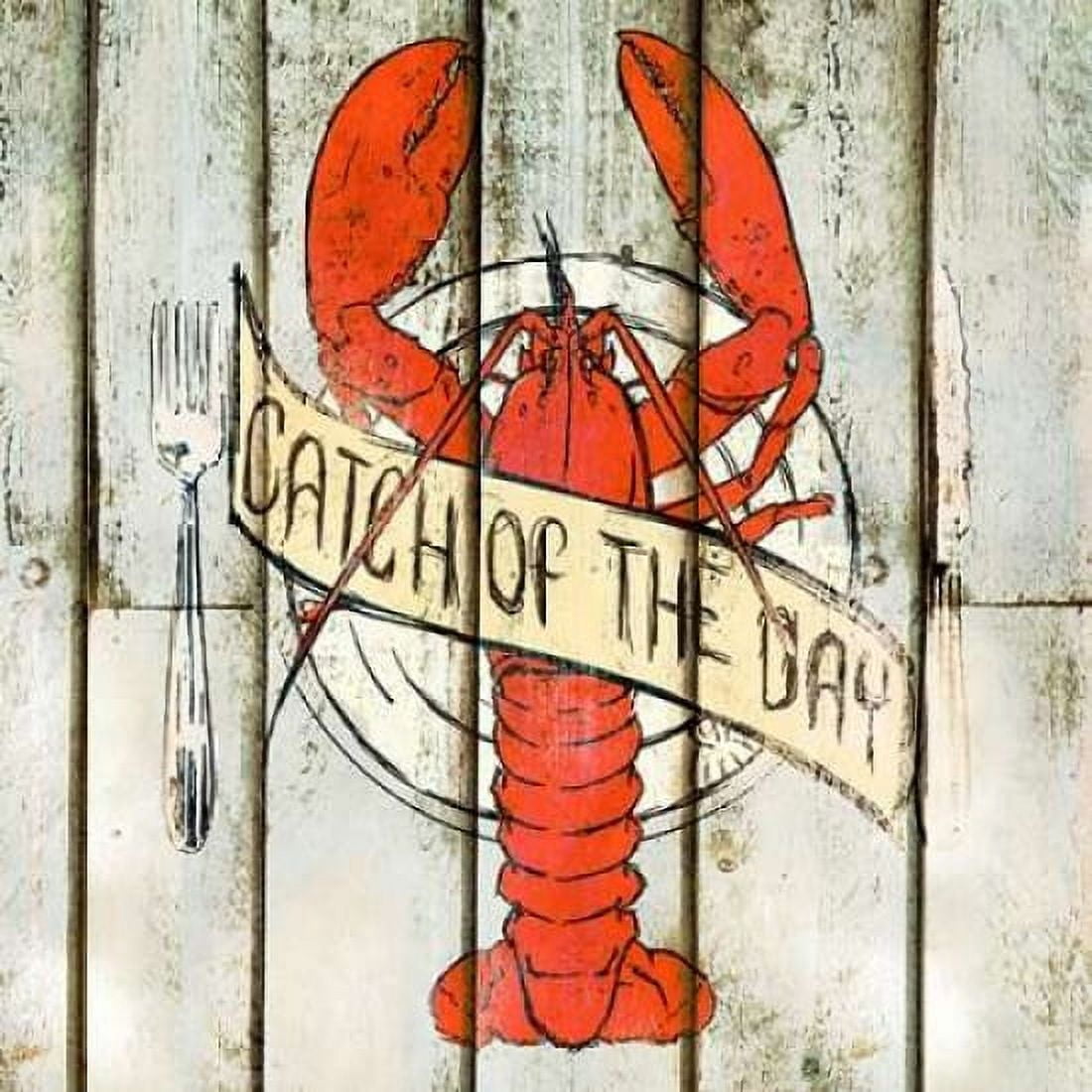 Posterazzi Catch of the Day Square Canvas Art - SD Graphics Studio (24 x 24)