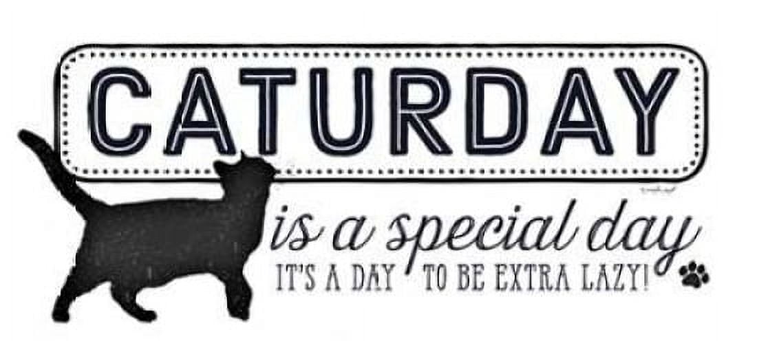 Posterazzi Caturday Canvas Art - Jennifer Pugh (24 x 48)