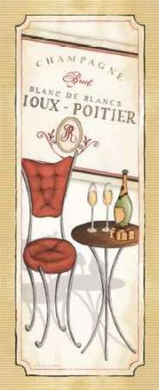 Posterazzi Champagne Canvas Art - Andrea Laliberte (24 x 48)