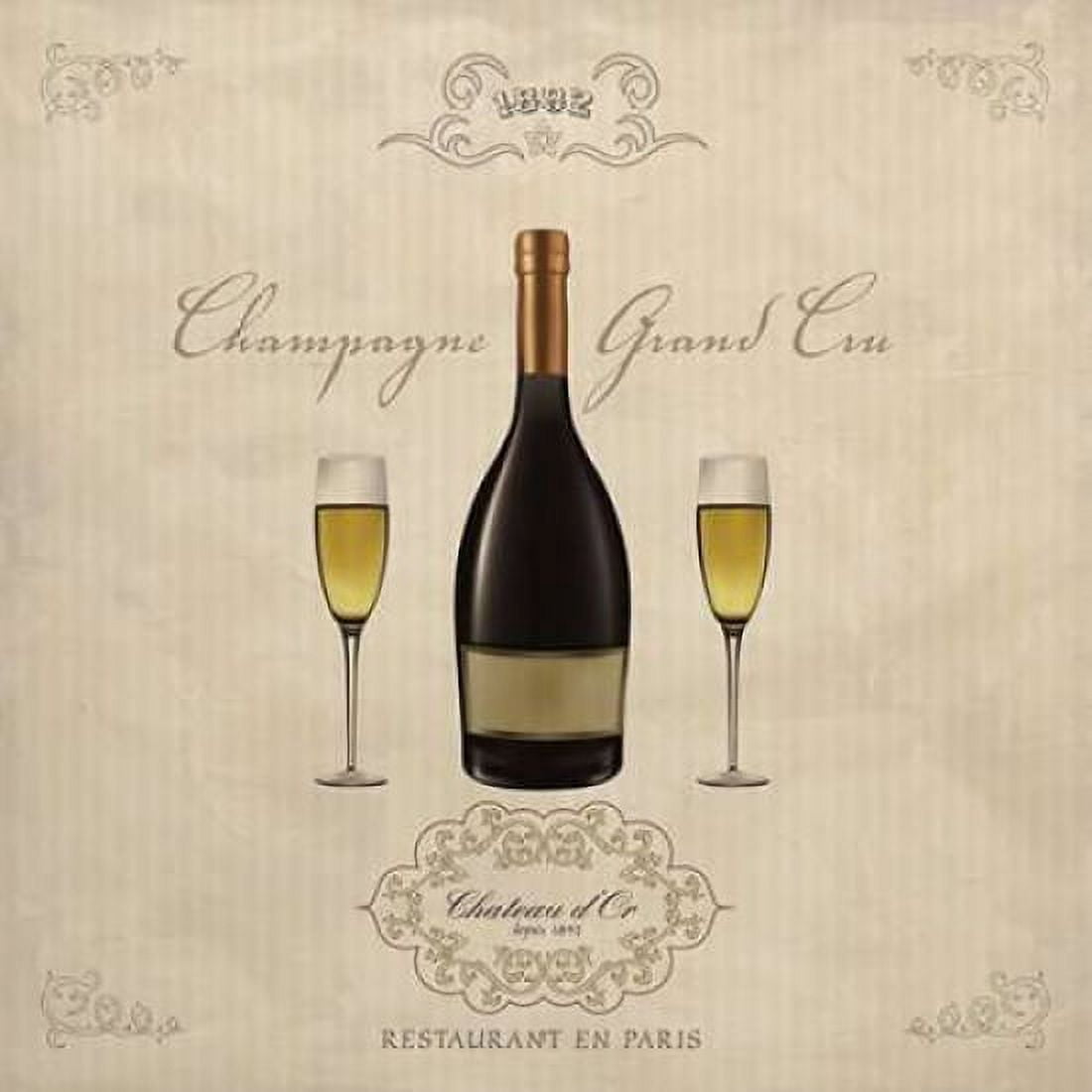 Posterazzi Champagne Grand Cru Canvas Art - Sandro Ferrari (24 x 24)