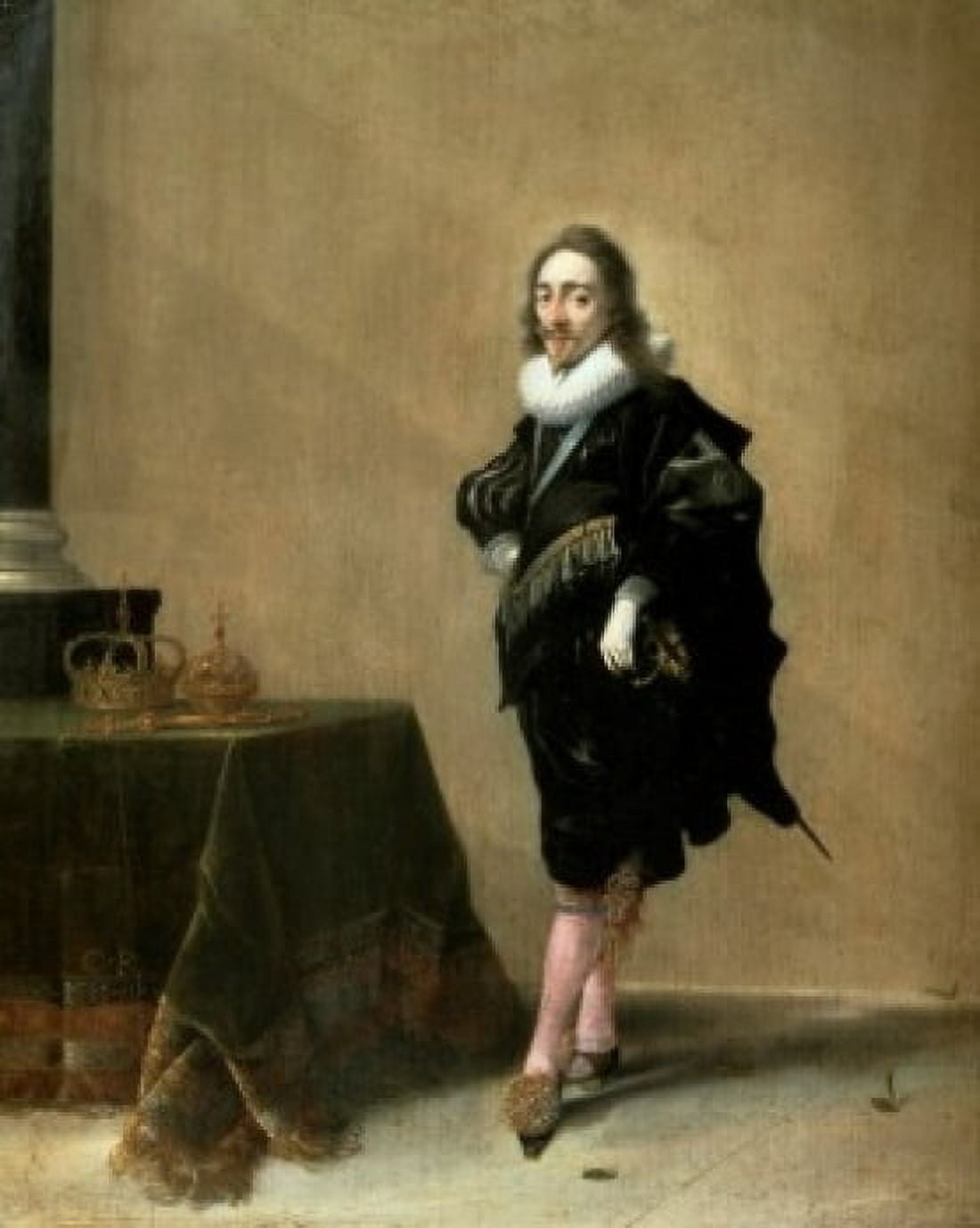 Posterazzi Charles I King of England 17th C Hendrick Gerritsz Pot (1585-1657Dutch) Musee du Louvre Paris Canvas Art - Hendrick Gerritsz Pot (24 x 36)