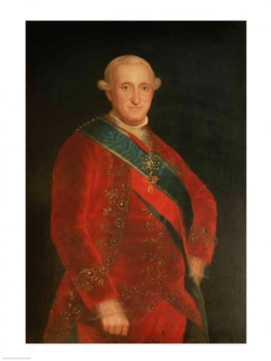Posterazzi Charles IV Canvas Art - Francisco De Goya (24 x 36)