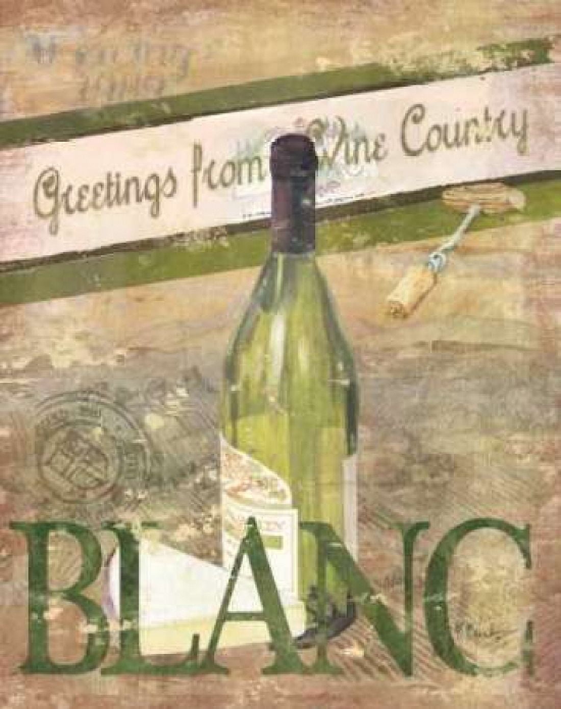 Posterazzi Chateau Chardonnay Canvas Art - Paul Brent (24 x 30)