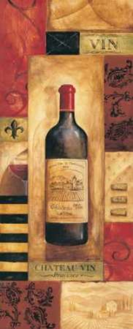 Posterazzi Chateau Vin Panel Canvas Art - Gregory Gorham (24 x 48)