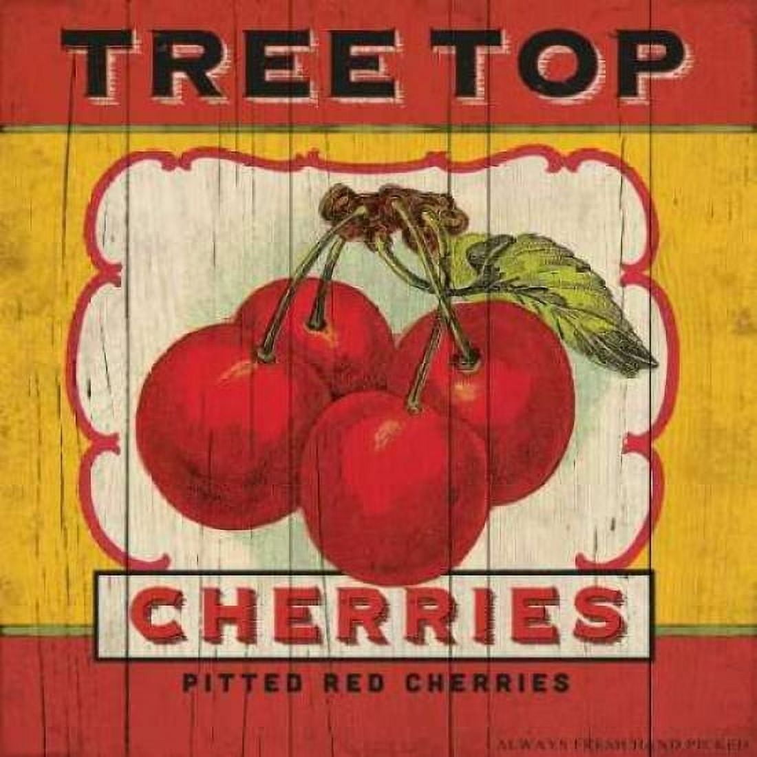 Posterazzi Cherry Label Canvas Art - Stephanie Marrott (24 x 24)