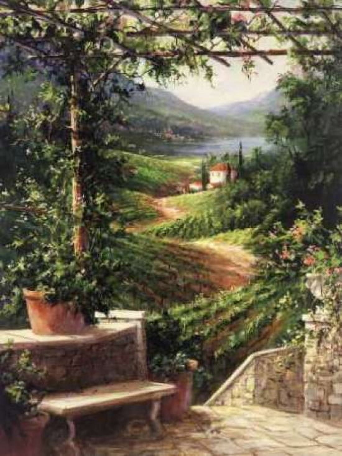 Posterazzi Chianti Vineyard Canvas Art - Art Fronckowiak (22 x 28)
