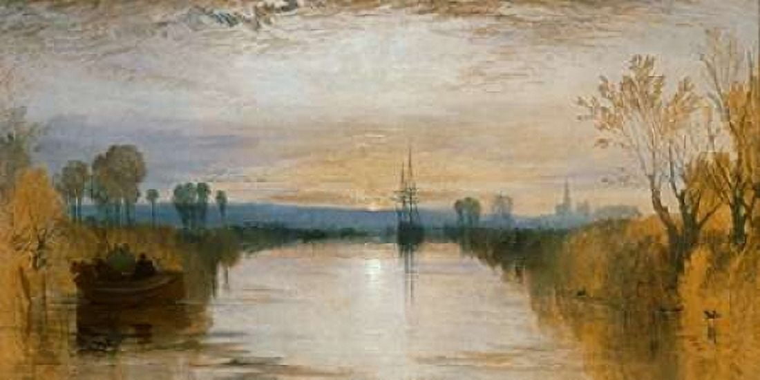 Posterazzi Chichester Canal Canvas Art - William Turner (24 x 48)