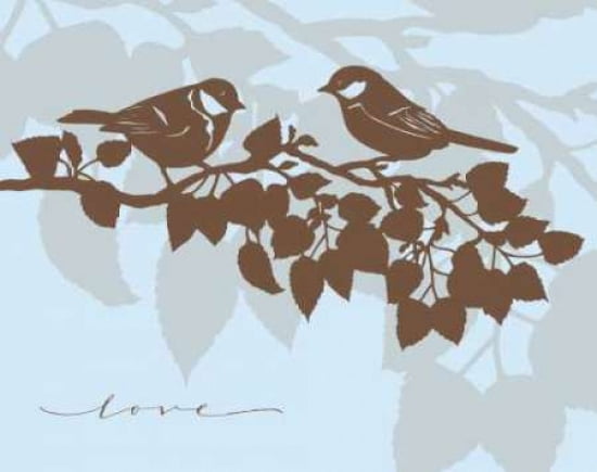 Posterazzi Chickadee Love Canvas Art - Sharyn Sowell (24 x 30)