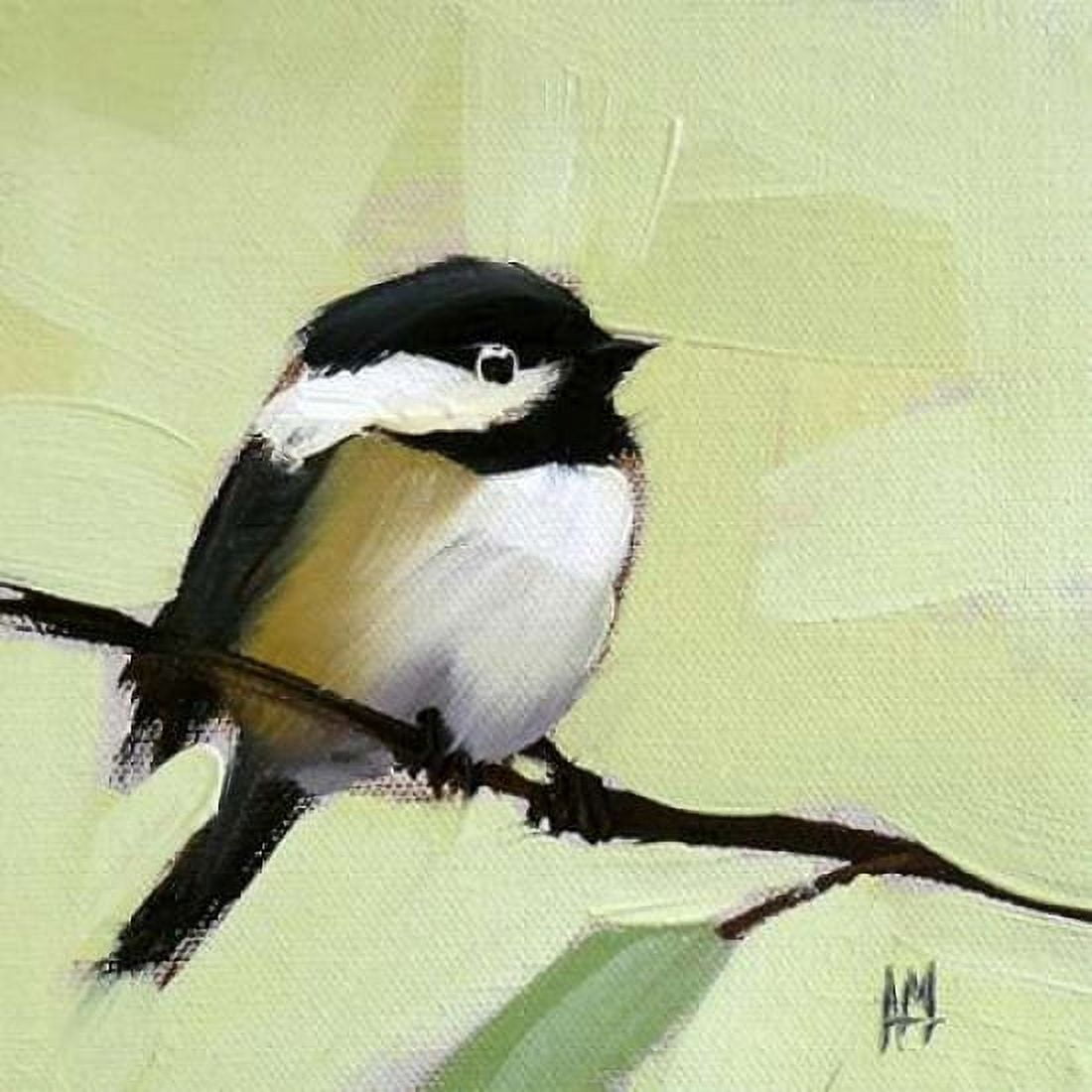 Posterazzi Chickadee No 143 Canvas Art - Angela Moulton (24 x 24)
