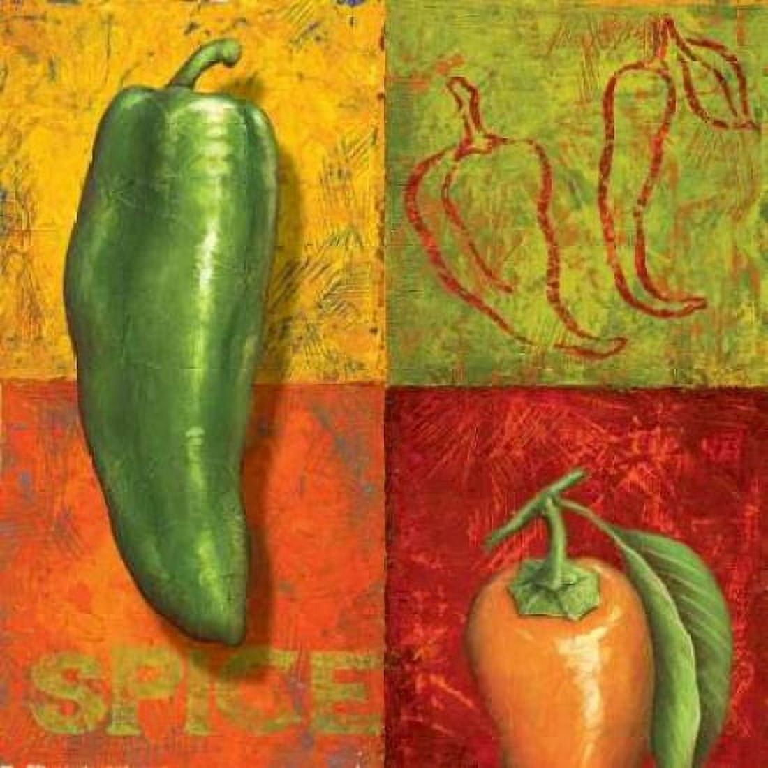 Posterazzi Chili IV Canvas Art - Delphine Corbin (24 x 24)