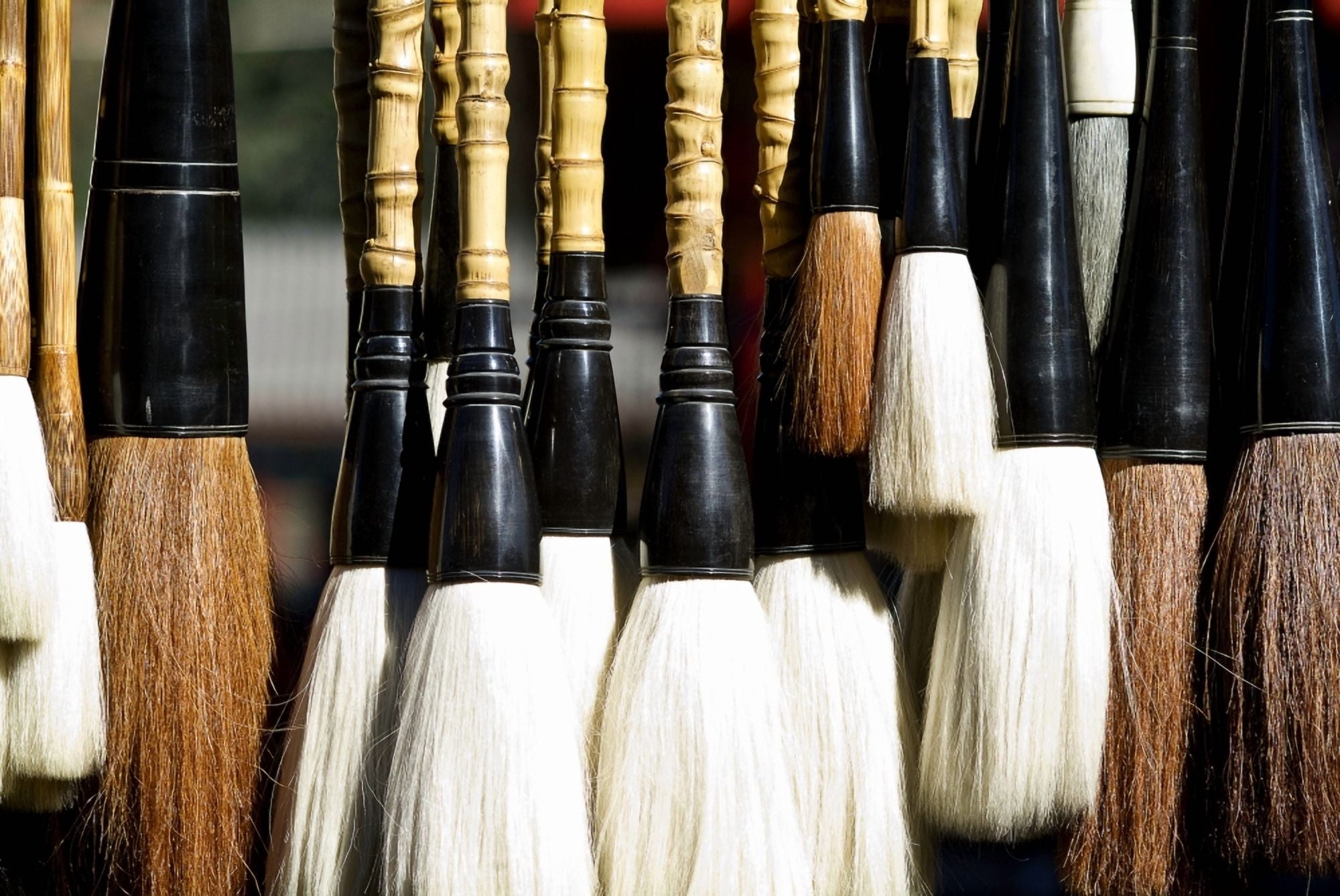 Posterazzi China Beijing Horsehair Calligraphy Brushes Canvas Art - Ray Laskowitz Design Pics (34 x 22)