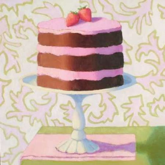 Posterazzi Chocolate Strawberry Torte Canvas Art - Patricia Doherty (24 x 24)