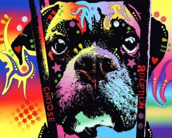Posterazzi Choose Adoption Boxer Canvas Art - Dean Russo (22 x 28)
