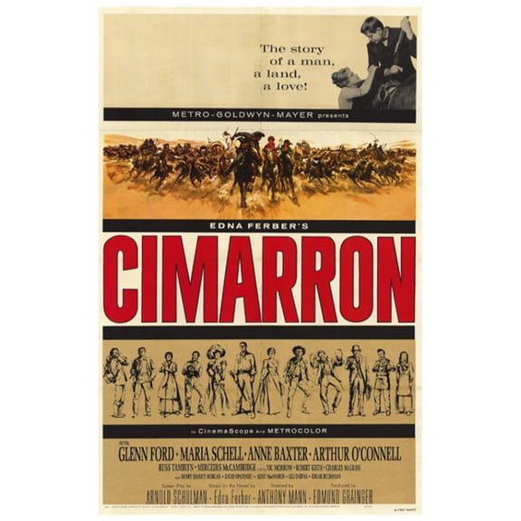 Posterazzi Cimarron Movie Poster - 27 x 40 in.