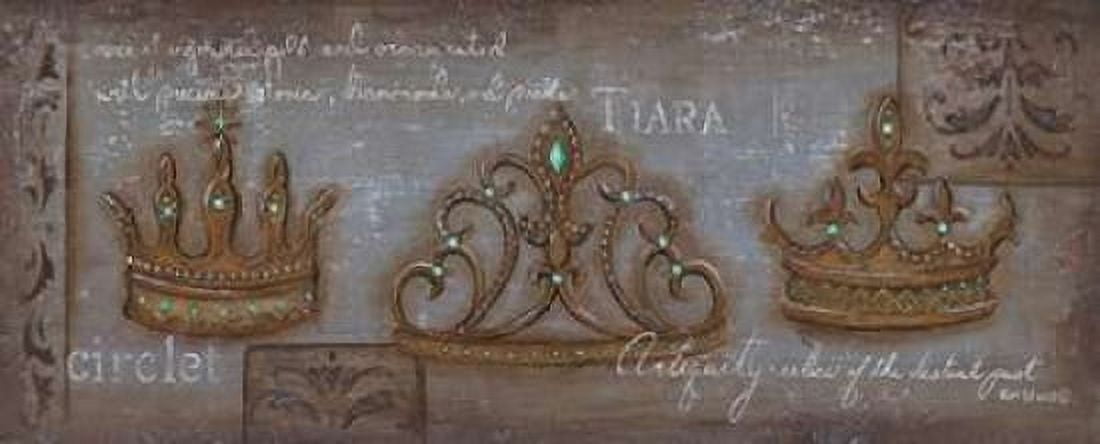 Posterazzi Circlet Canvas Art - Kim Lewis (24 x 48)