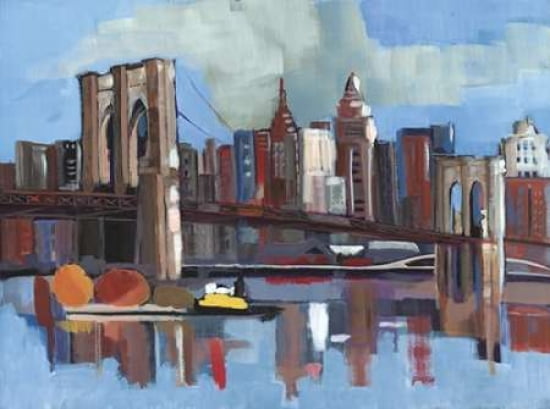 Posterazzi City Bridges I Canvas Art - PM Shore (18 x 24)