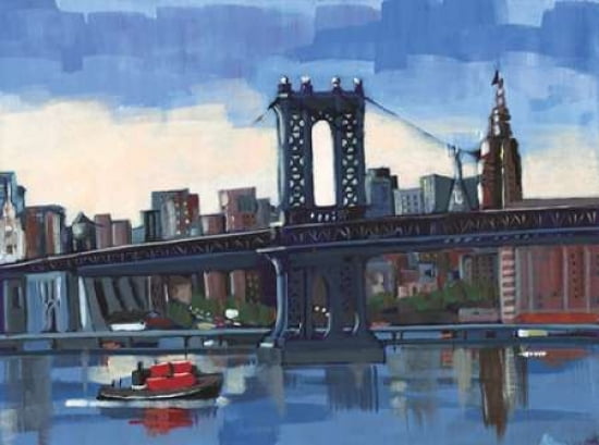 Posterazzi City Bridges II Canvas Art - PM Shore (18 x 24)