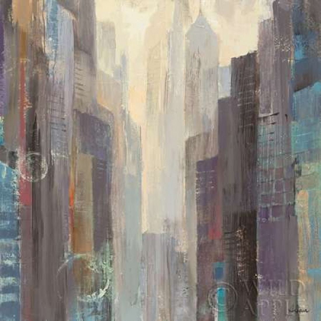 Posterazzi City at Dawn Canvas Art - Albena Hristova (24 x 24)