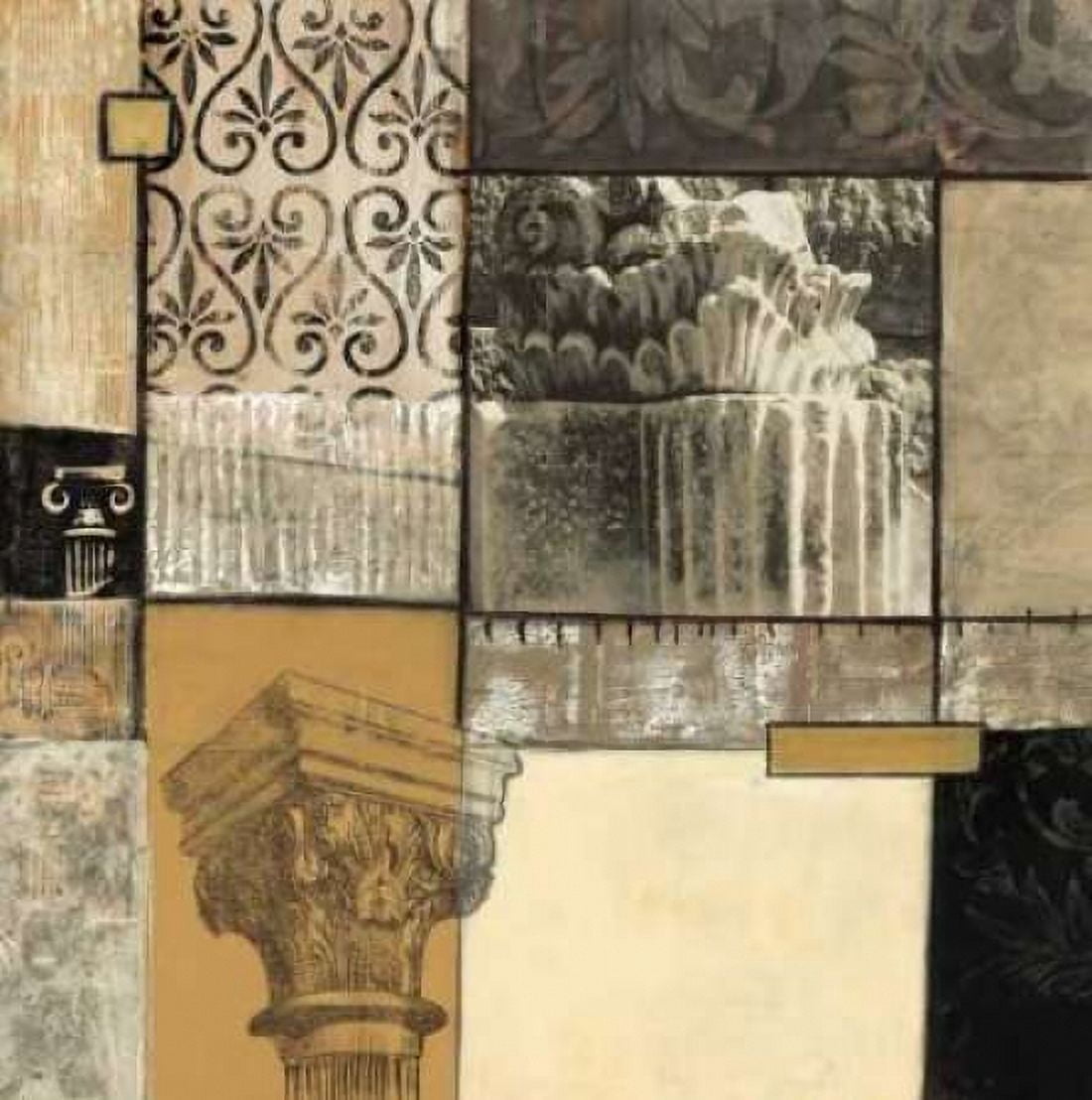 Posterazzi Classical Ruins II Canvas Art - Connie Tunick (24 x 24)