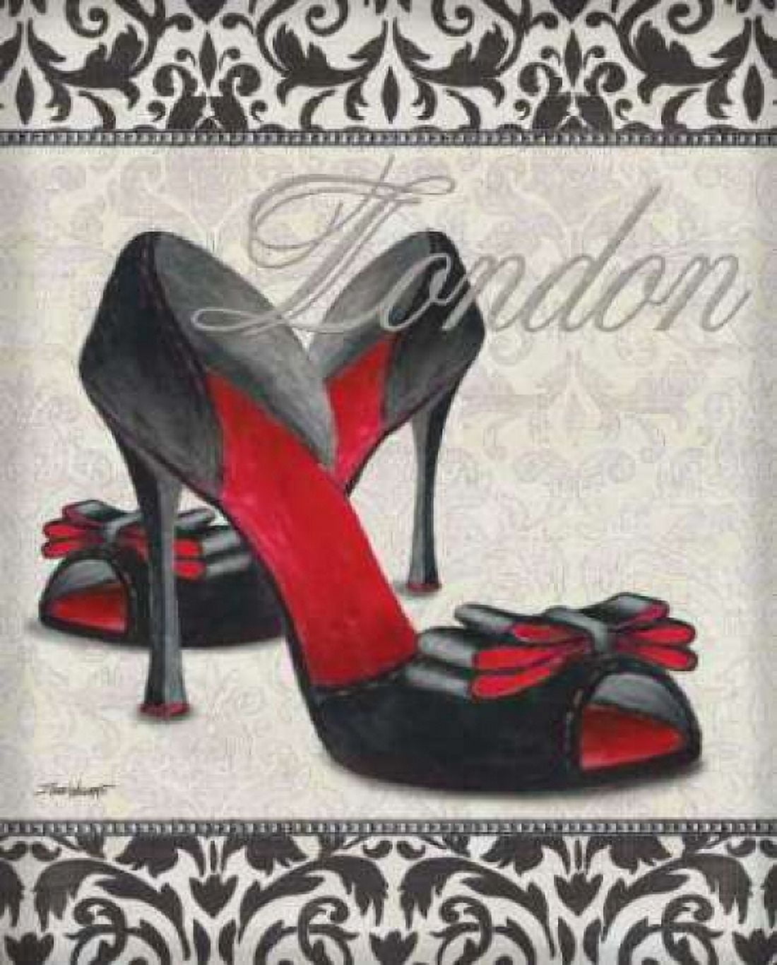 Posterazzi Classy Shoes I Canvas Art - Todd Williams (20 x 24)