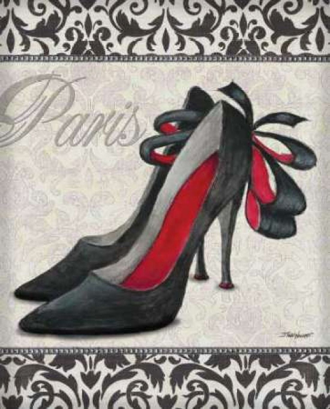 Posterazzi Classy Shoes II Canvas Art - Todd Williams (20 x 24)