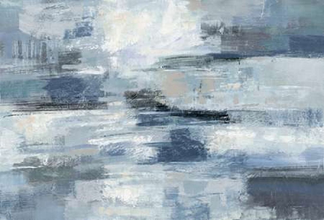 Posterazzi Clear  Water Indigo and Gray Canvas Art - Silvia Vassileva (20 x 28)
