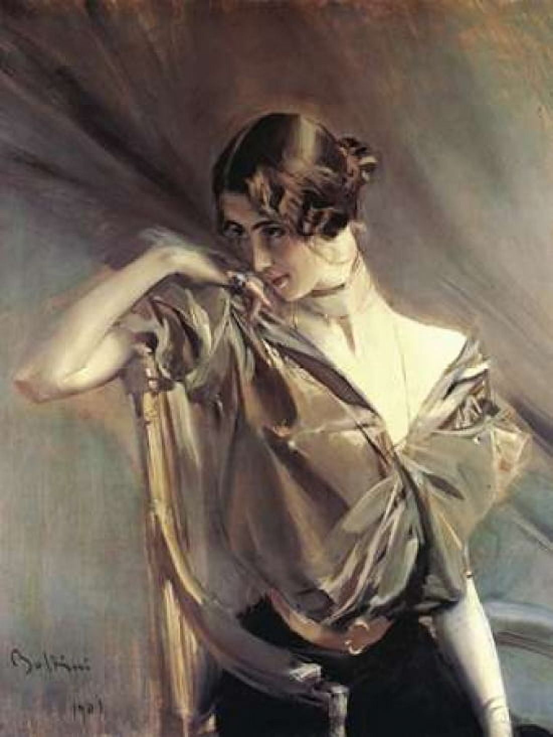 Posterazzi Cleo de Merode Canvas Art - Giovanni Boldini (22 x 28)