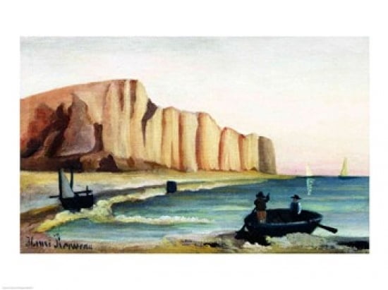 Posterazzi Cliffs c1897 Canvas Art - Henri Rousseau (36 x 24)
