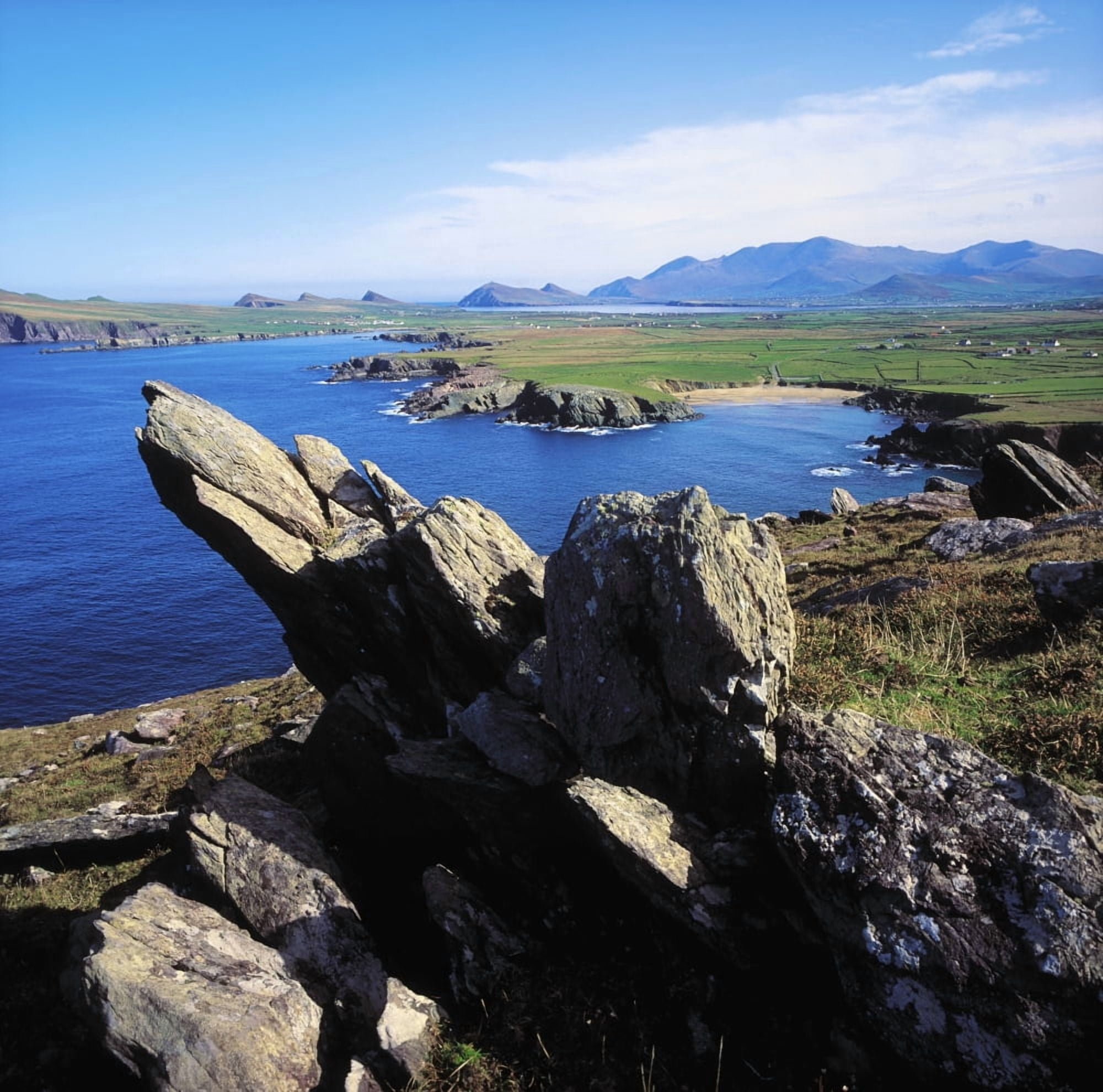 Posterazzi Clogherhead Co Kerry Dingle Peninsula Ireland Canvas Art - The Irish Image Collection Design Pics (24 x 24)