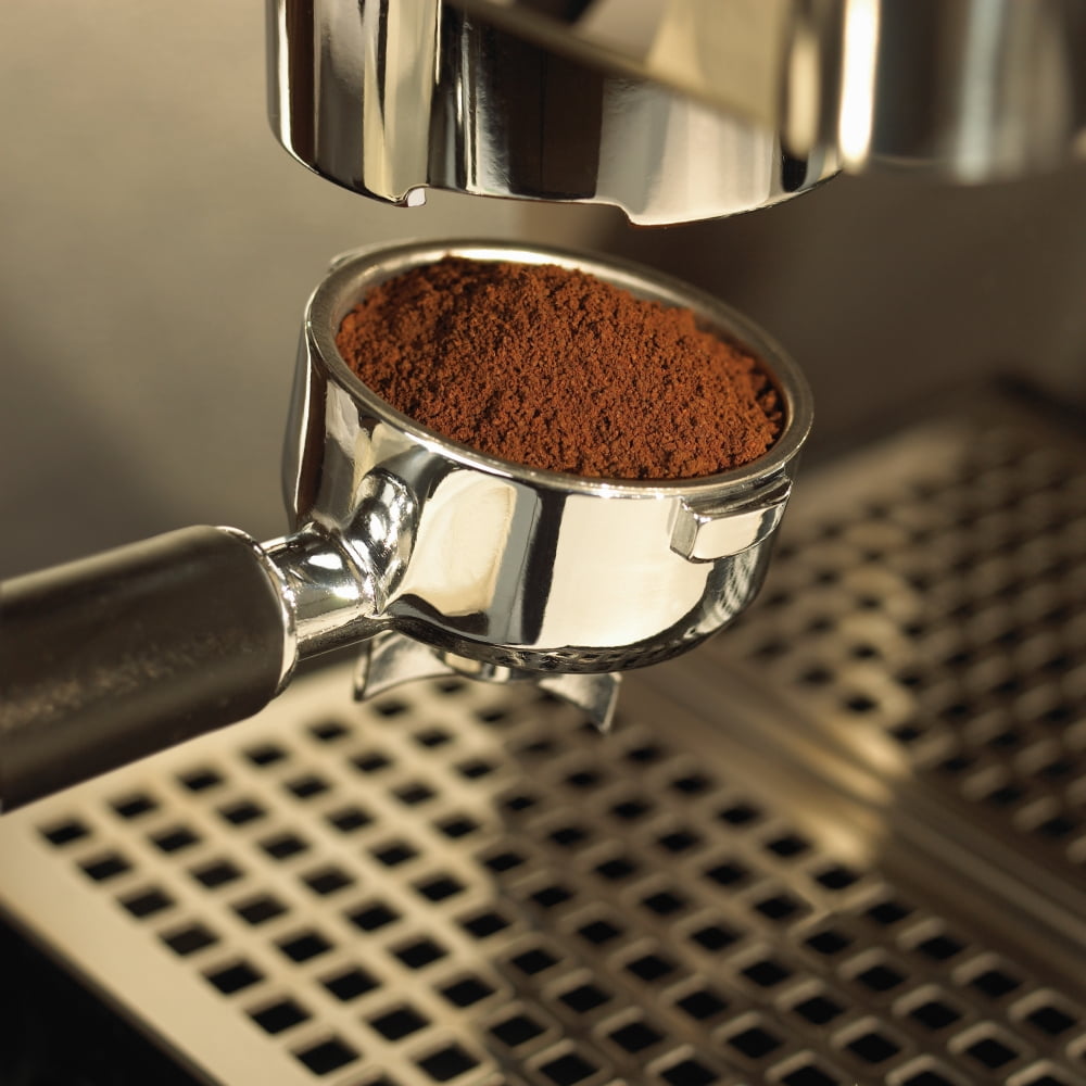 Posterazzi Close-Up Detail Of Espresso Maker And Coffee Canvas Art - Bruno Crescia Design Pics (24 x 24)