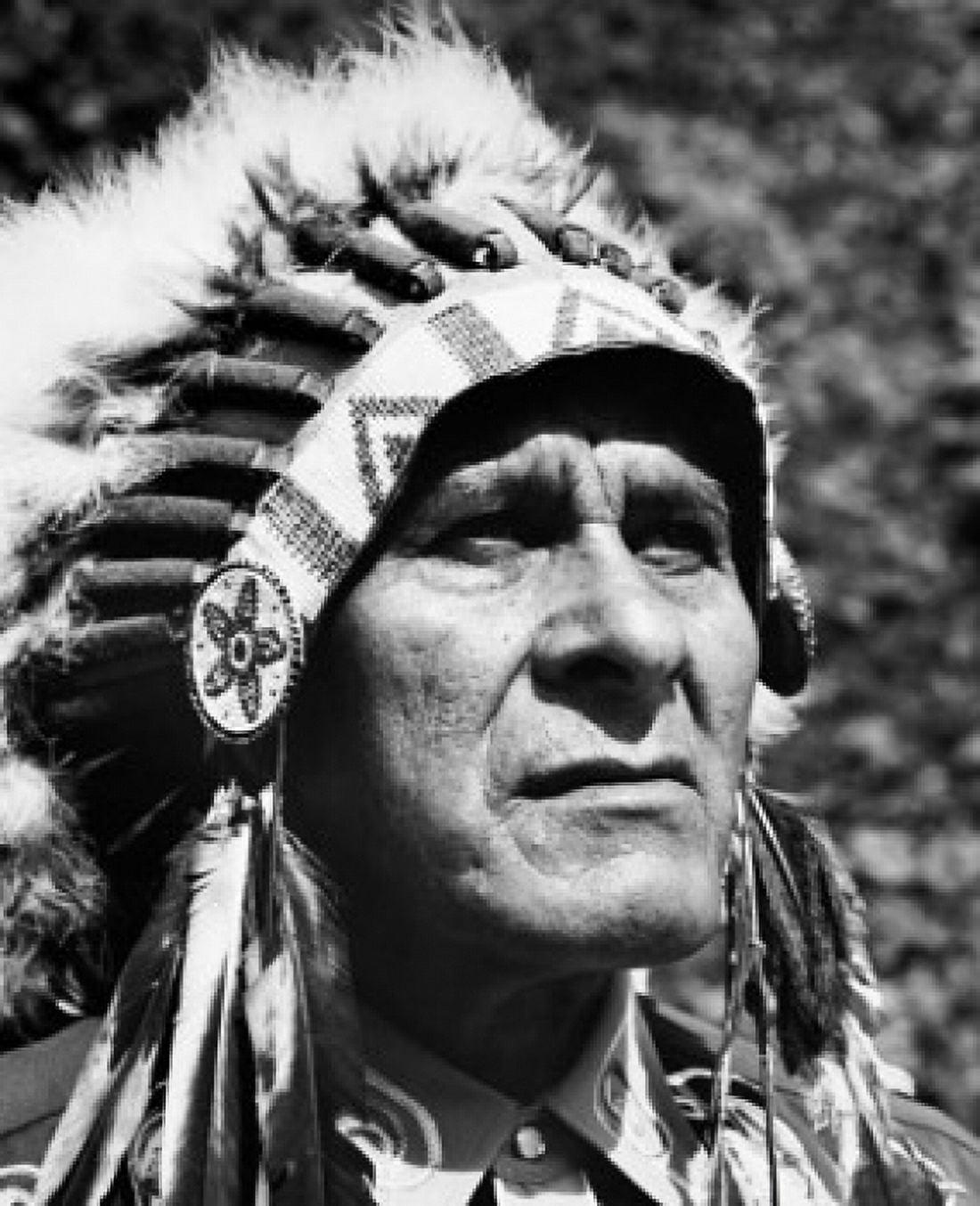 Posterazzi Close-up of a Cherokee man Canvas Art - (24 x 36)