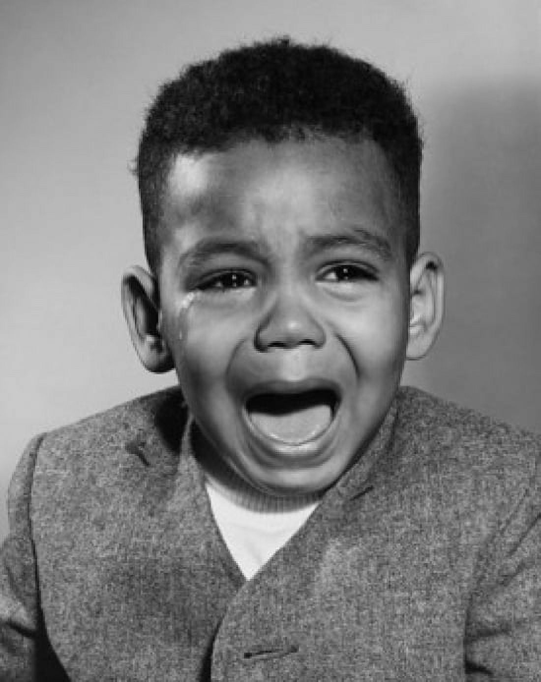 Posterazzi Close-up of a baby boy crying Canvas Art - (24 x 36)