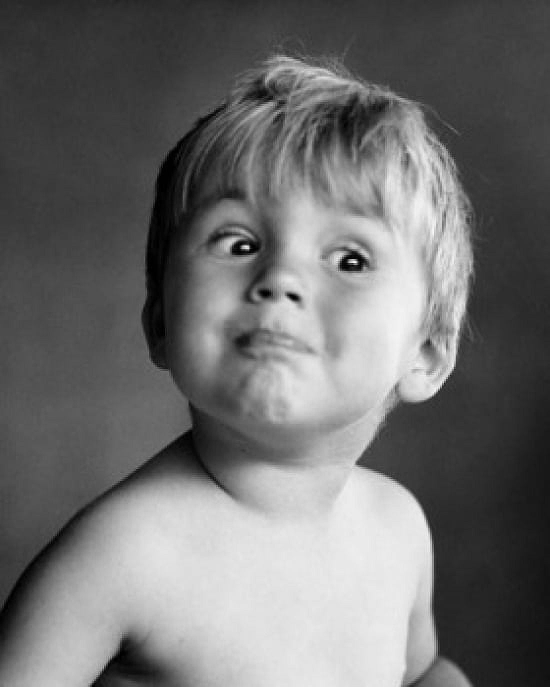 Posterazzi Close-up of a baby boy making a face Canvas Art - (24 x 36)
