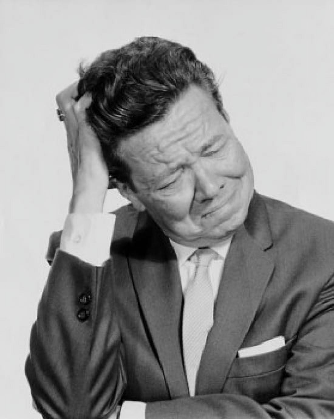 Posterazzi Close-up of a businessman scratching his head Canvas Art - (24 x 36)