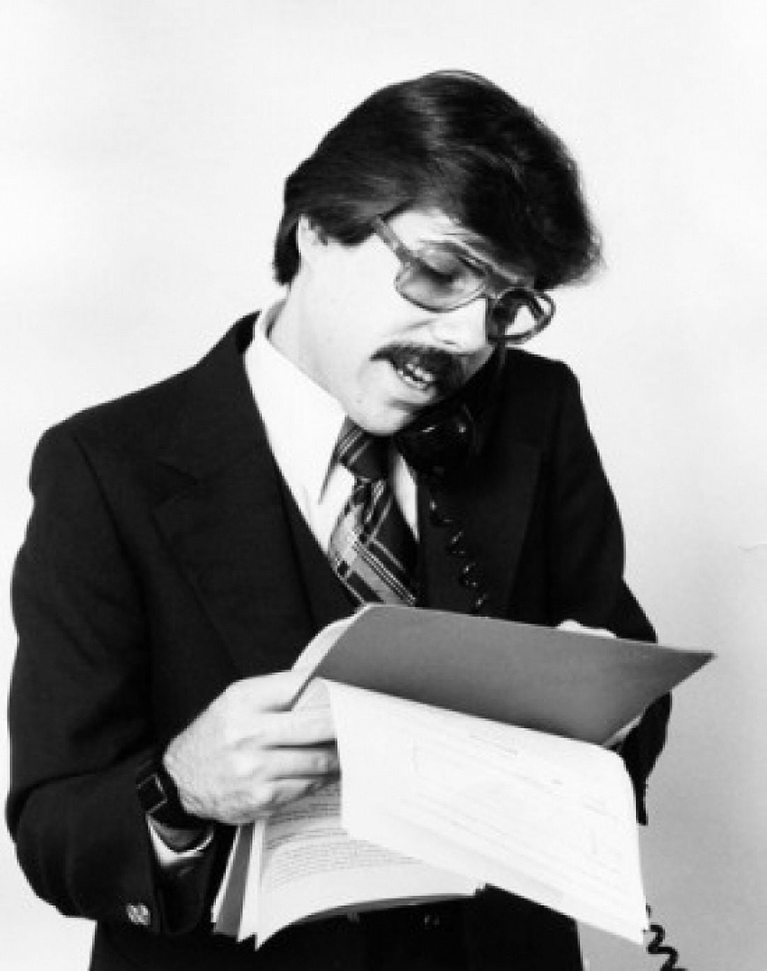 Posterazzi Close-up of a businessman talking on the telephone Canvas Art - (24 x 36)