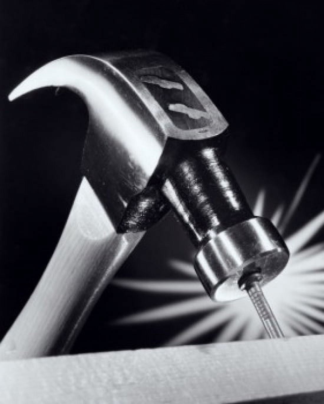 Posterazzi Close-up of a hammer hitting a nail Canvas Art - (24 x 36)