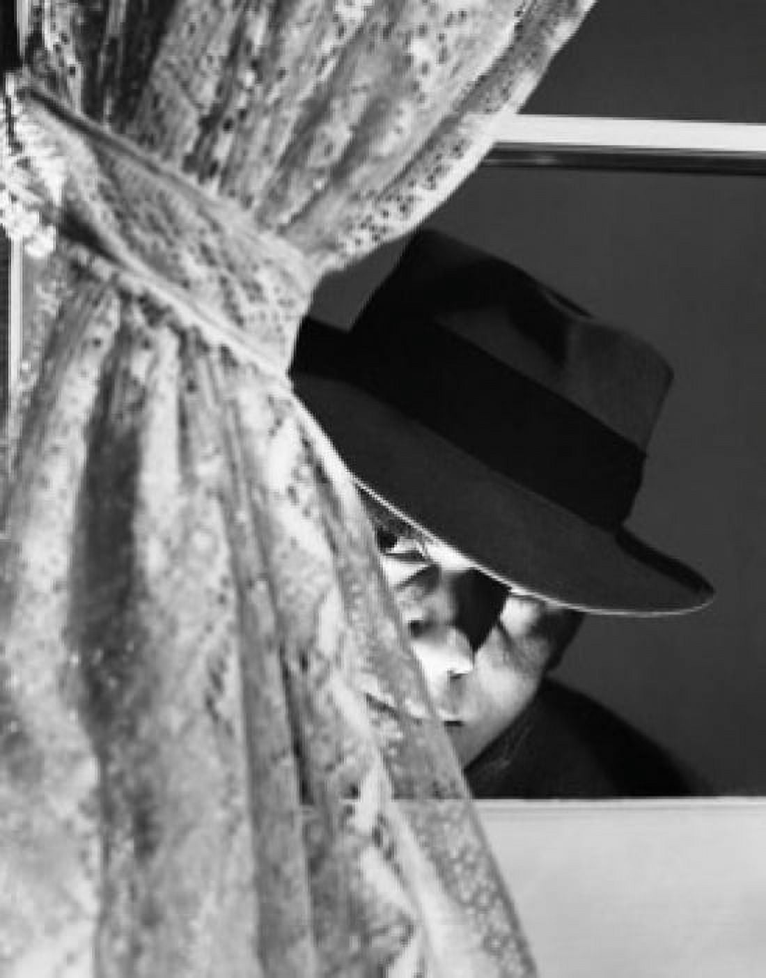 Posterazzi Close-up of a mid adult man peeping through a window Canvas Art -  (24 x 36)