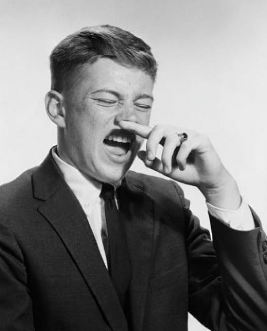 Posterazzi Close-up of a mid adult man sneezing Canvas Art - (24 x 36)