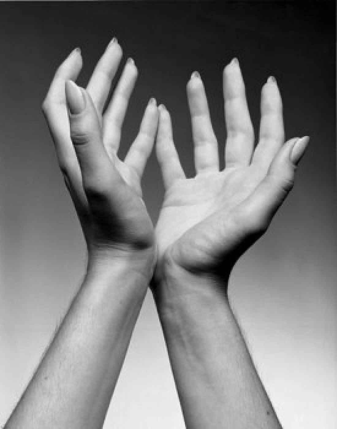 Posterazzi Close-up of a persons hand pleading Canvas Art - (24 x 36)