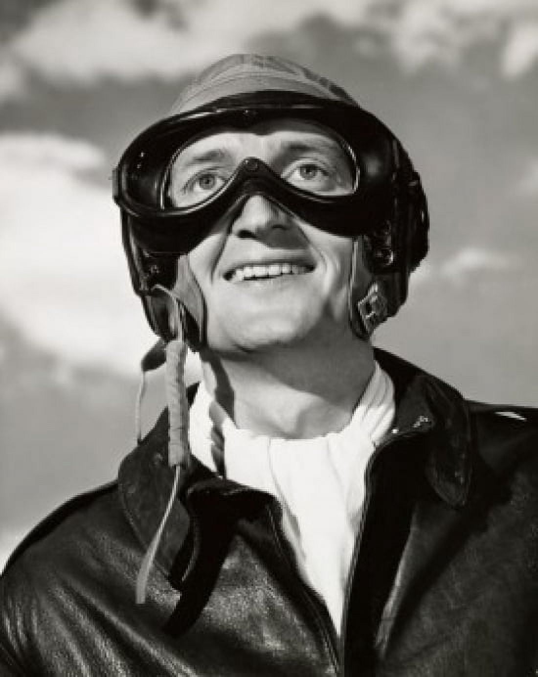 Posterazzi Close-up of a pilot smiling Canvas Art - (24 x 36)