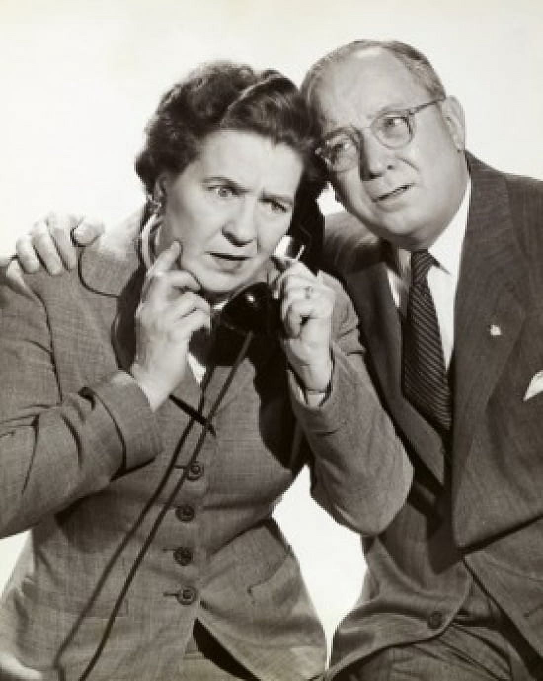 Posterazzi Close-up of a senior couple using a telephone Canvas Art - (24 x 36)