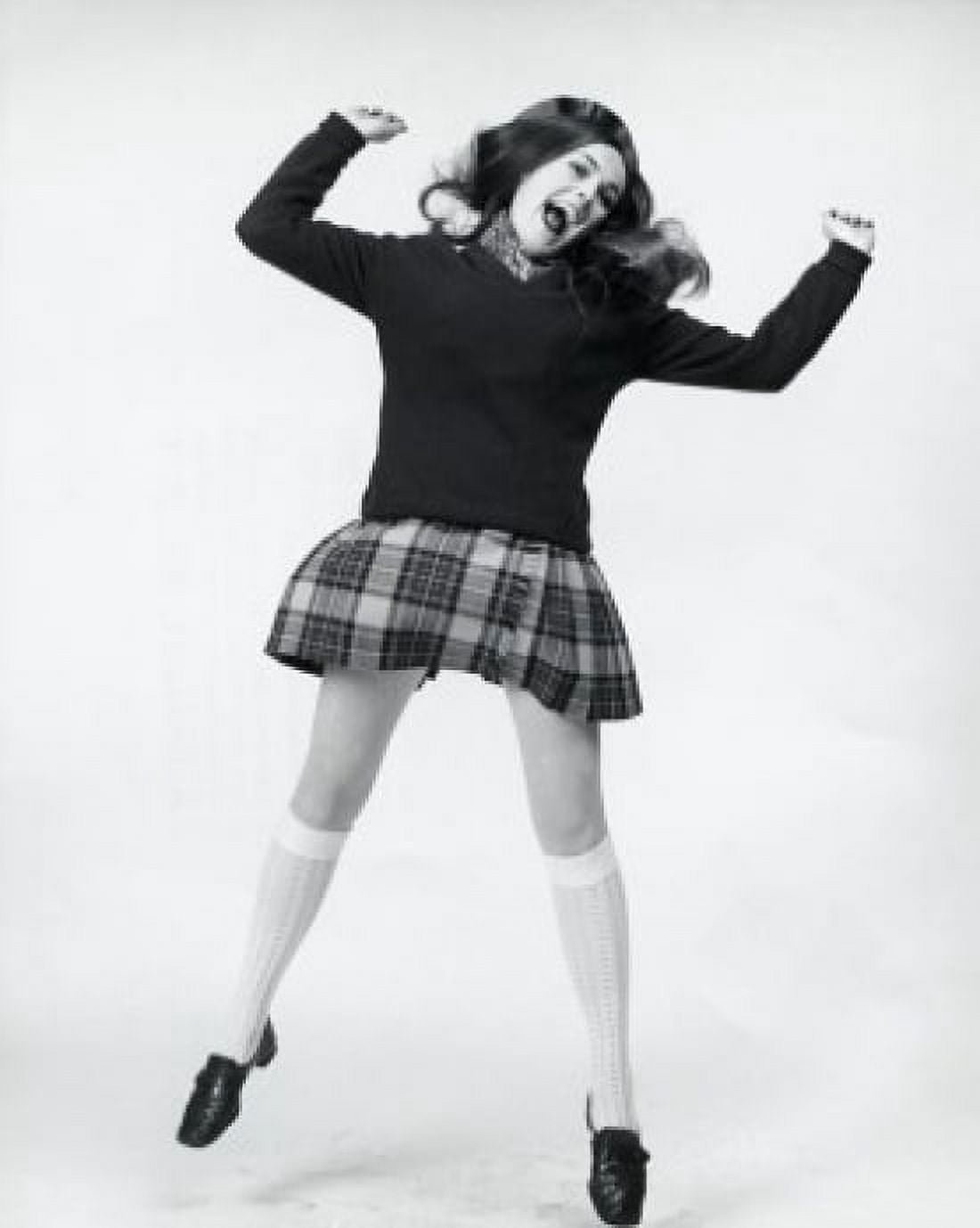 Posterazzi Close-up of a young woman jumping and shouting Canvas Art - (24 x 36)