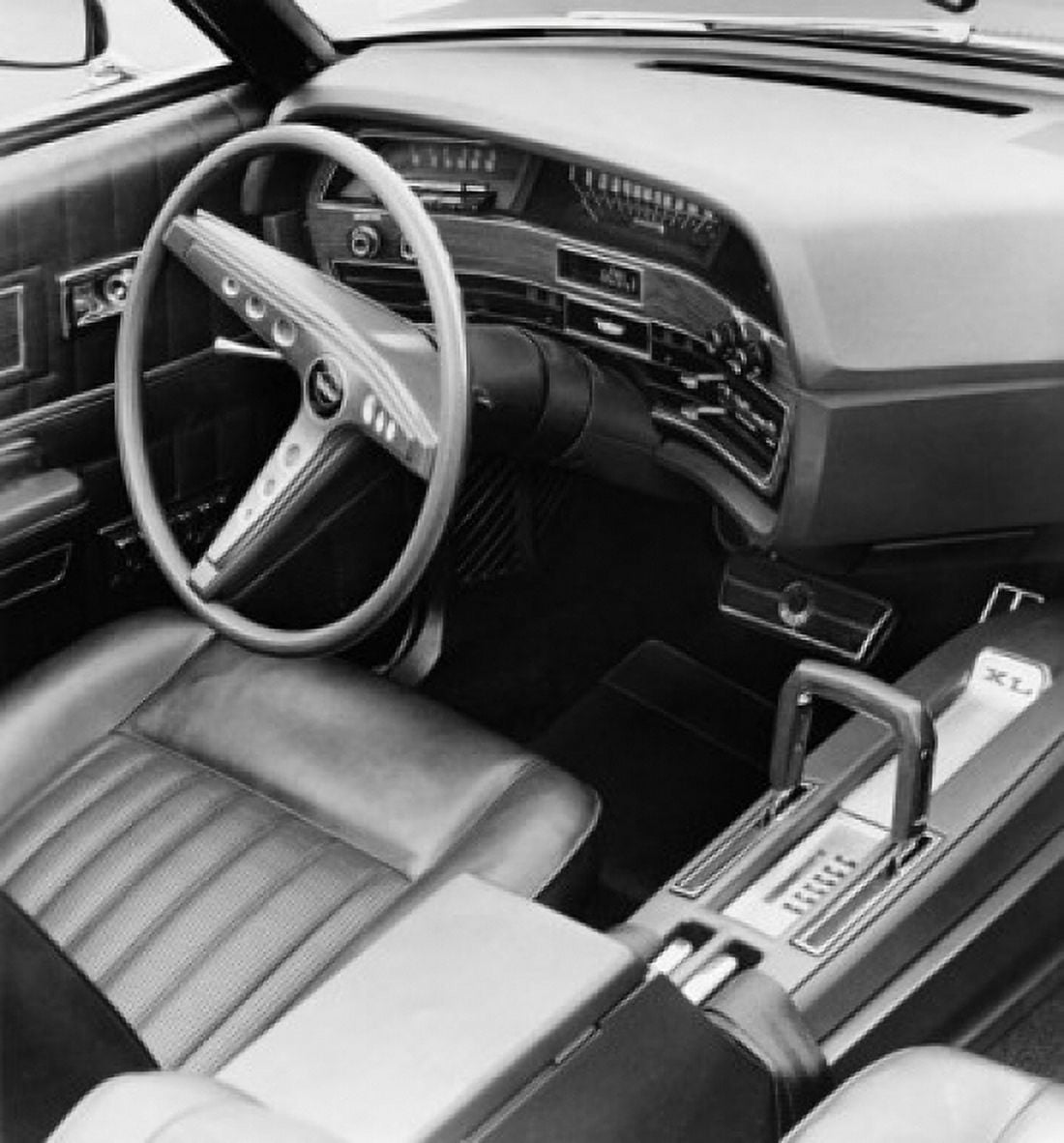 Posterazzi Close-up of interior of a car Canvas Art - (24 x 36)