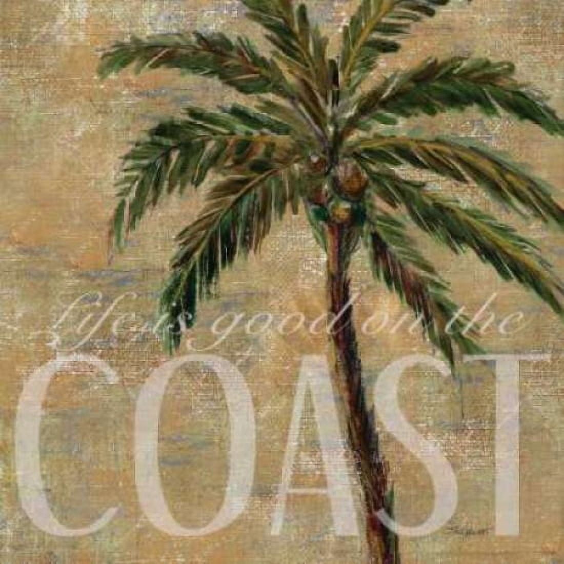 Posterazzi Coastal Palm Canvas Art - Todd Williams (24 x 24)