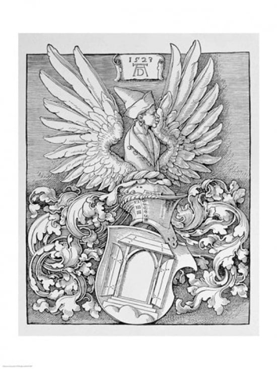 Posterazzi Coat of Arms of the Durer Family Canvas Art - Albrecht Durer (24 x 36)